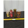 Image 1 : (4) Rubber Repair Kit Cans, some contents-Victor, Speaker, Cornell