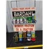 Image 4 : Bardahl Display with (11) Product Cans, 4 large cans empty