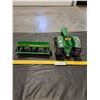 Image 5 : Die Cast ERTL John Deere Tractor and Grain Drill 452 Toys