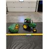 Image 1 : Die Cast ERTL John Deere Tractor and Mower Conditioner Toys