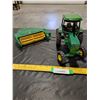 Image 3 : Die Cast ERTL John Deere Tractor and Mower Conditioner Toys