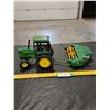 Image 4 : Die Cast ERTL John Deere Tractor and Mower Conditioner Toys