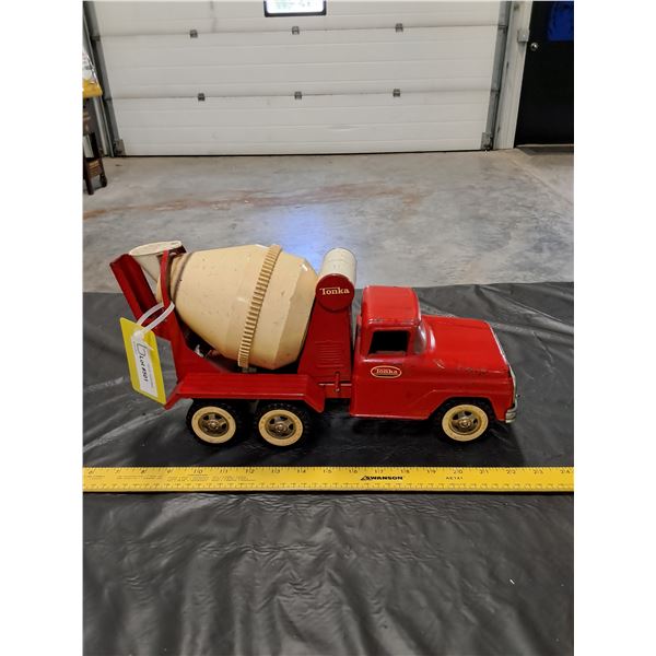 Tin Tonka Cement Truck Toy