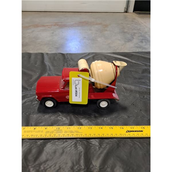 Tin Tonka Cement Truck Toy