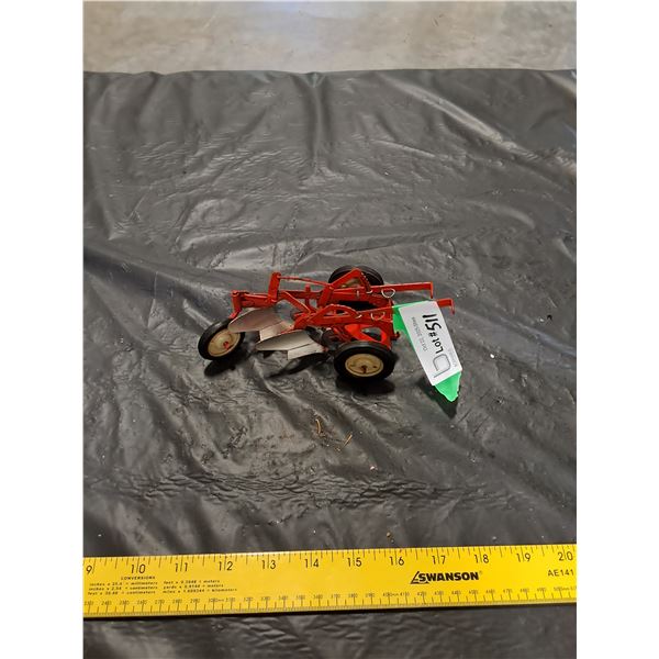 Tin 2-bottom Plow Toy