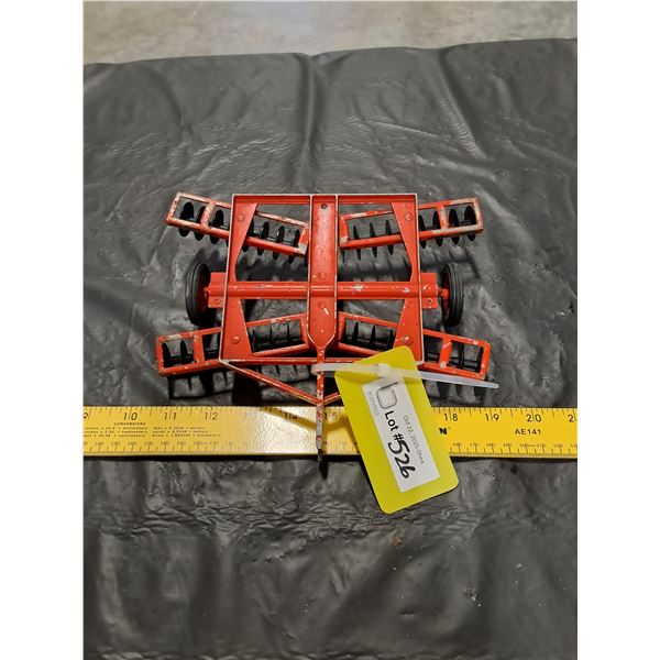 Die Cast Wheel Disc Harrow Toy