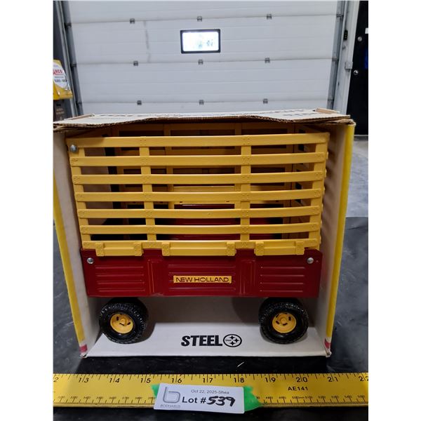 Steel New Holland Bale Throw Wagon Toy