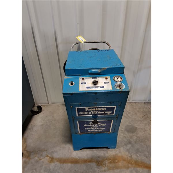 Prestone Automatic Flush & Fill Machine