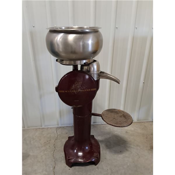 McCormick Deering Cream Separator