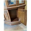 Image 5 : Wood and Glass Display Cabinet with Interior Light and Bottom Storage