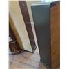 Image 4 : Antique Wood and Glass Display Unit-Doors Slide Well