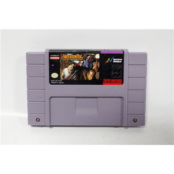 SNES - SOLDIERS OF FORTUNE GAME NINTENDO SUPER