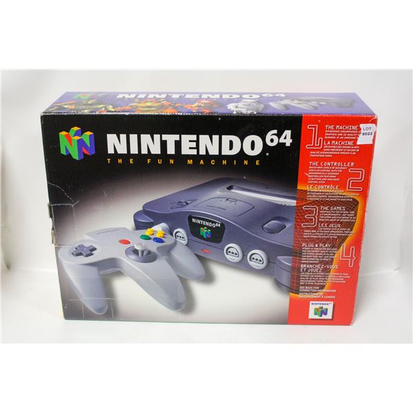 CIB N64 CONSOLE IN BOX