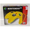 Image 1 : CIB NINTENDO N64 YELLOW CONTROLLER