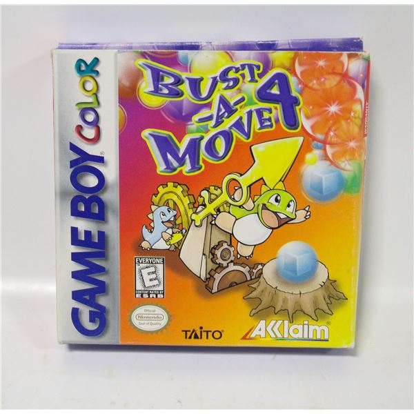 CIB NINTENDO BUST A MOVE 4 GBC GAMEBOY COLOR
