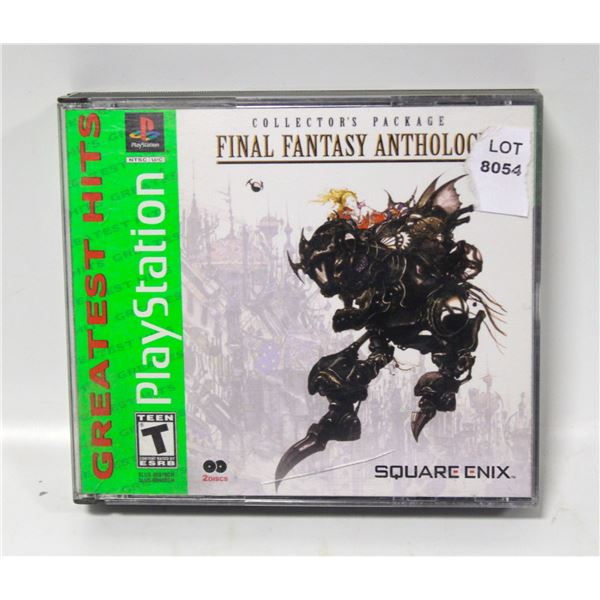PLAYSTATION FINAL FANTASY ANTHOLOGY COLLECTORS