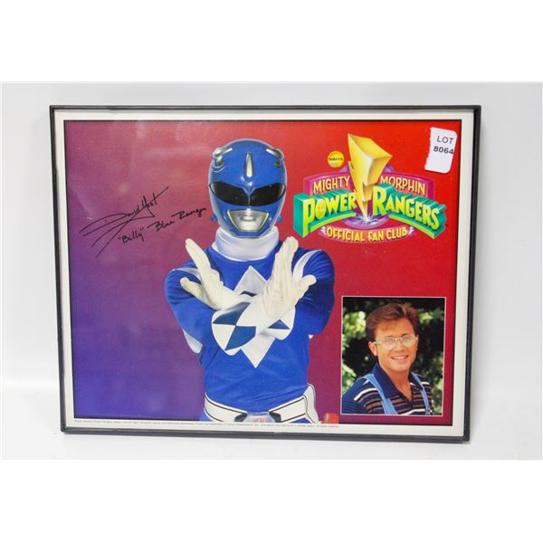 1993 MIGHTY MORPHIN POWER RANGERS BLUE RANGER