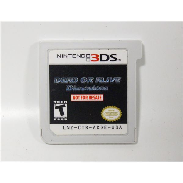 NINTENDO 3DS DEAD OR ALIVE DIMENSIONS