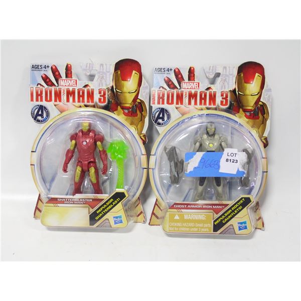 GHOST ARMOR AND SHATTERBLASTER IRON MAN FIGURES