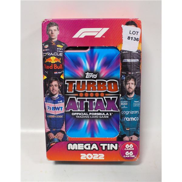 2022 TOPPS FORMULA 1 TURBO ATTAX  MEGA TIN