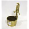 Image 1 : HEAVY BRASS WATER PUMP 2 PC VINTAGE