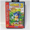 Image 1 : SEGA GENESIS CIB SONIC THE HEDGE HOG 3