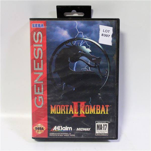 SEGA GENESIS CIB MORTAL KOMBAT AKLAIM