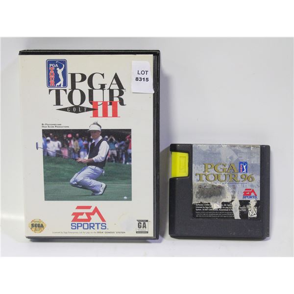 SEGA GENESIS EA SPORTS PGA TOUR GOLF3 & PGA TOUR