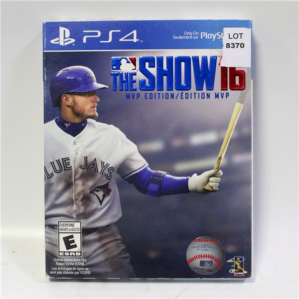 PS4 PLAYSTATION 4 THE SHOW 16 MVP EDITION CIB
