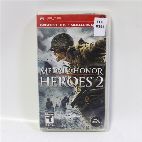 PSP MEDAL OF HONOR HEROES 2 CIB