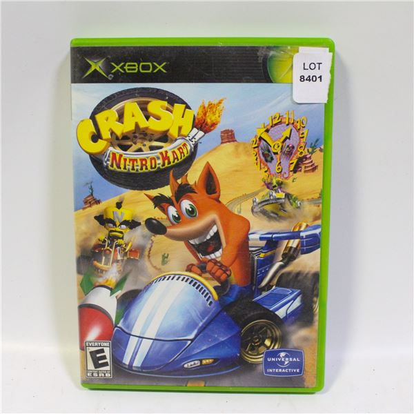 XBOX CRASH NITRO CART CIB