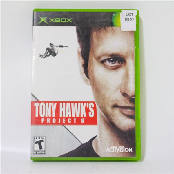 XBOX TONY HAWKS PROJECT 8 CIB
