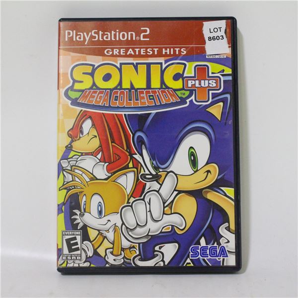 PLAYSTATION 2 SONIC MEGA COLLECTION PLUS
