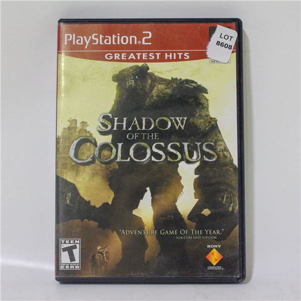 PLAYSTATION 2 SHADOW OF THE COLOSSUS CIB