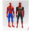 Image 1 : LOT OF 2 SPIDERMAN ACTION FIGURES APPROX 12"