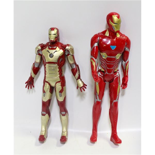 LOT OF 2 IRONMAN APPROX 12" ACTION FIGURES
