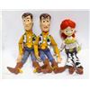 Image 1 : LOT OF 3 TOY STORY DOLLS WOODY X2 + JESSIE