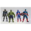 Image 1 : LOT OF 4 MARVEL ACTION FIGURES