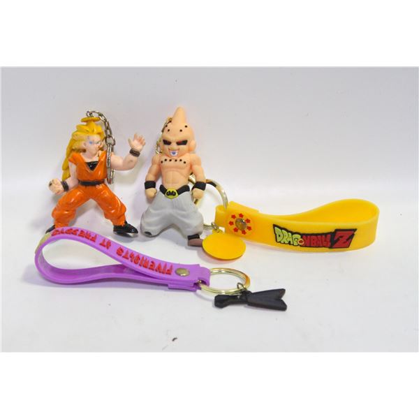 LOT OF 2 KEYCHAINS DRAGON BALL Z