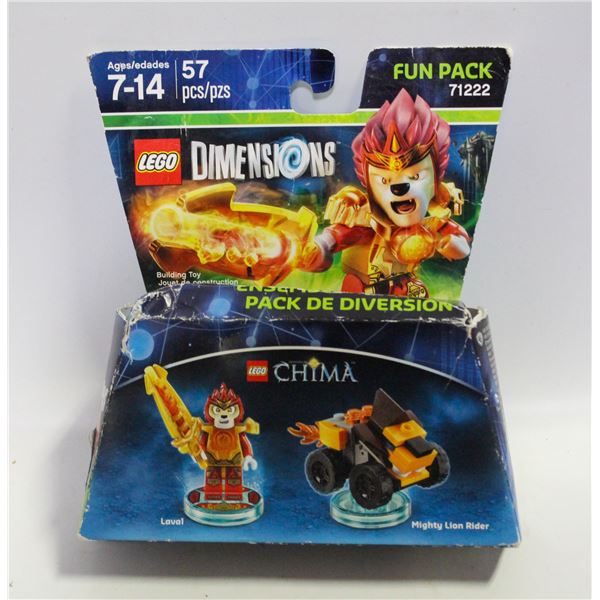 LEGO DIMENSIONS CHIMA LAVAL FUN PACK #71222