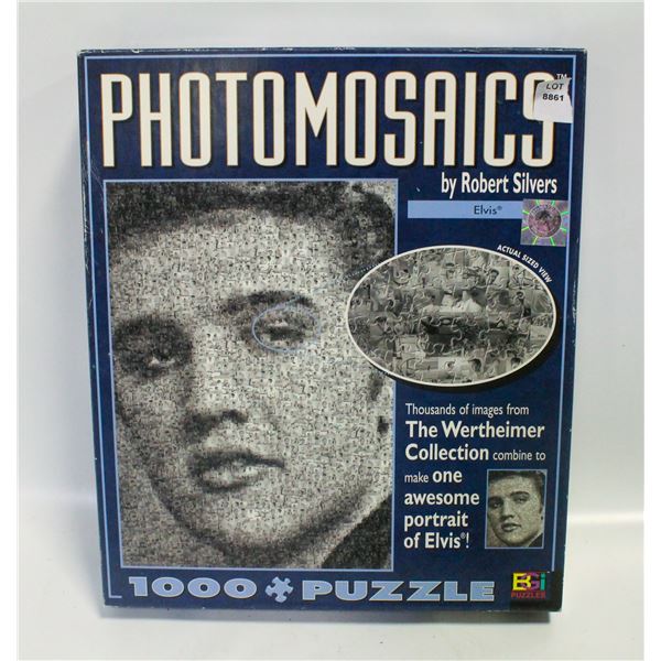 ELVIS PRESLEY PHOTOMOSAICS PUZZLE COMPLETE