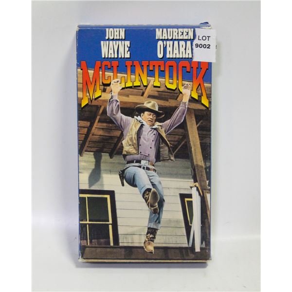 JOHN WAYNE MCCLINTOCK VHS