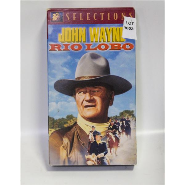 JOHN WAYNE RIO LOBO VHS