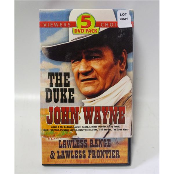 JOHN WAYNE COLLECTOR TIN WITH PLAYING CARDS