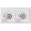 Image 2 : PAIR UK 6 PENCE SILVER COINS 1921/1943