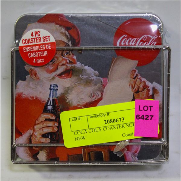 COCA COLA COASTER SET SEALED NEW