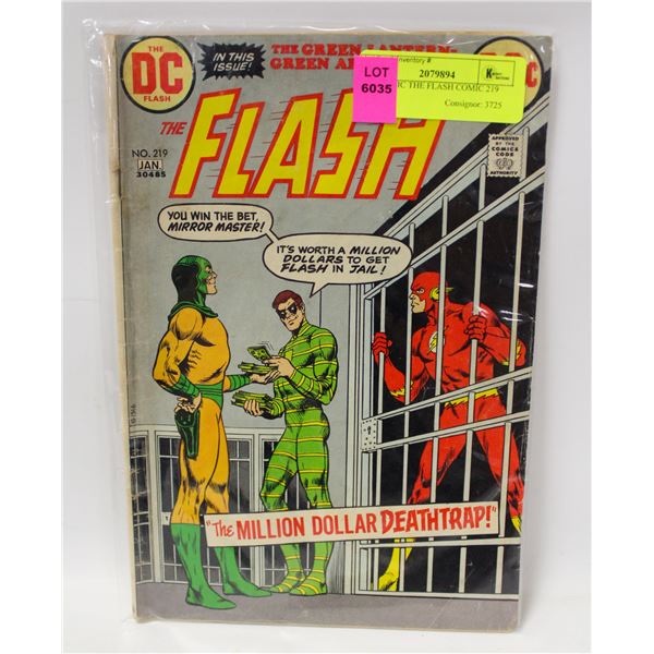 DC COMIC THE FLASH COMIC 219