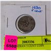 Image 1 : 1930 CANADIAN 5 CENT COIN