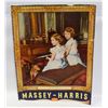 Image 1 : RARE MASSEY HARRIS POSTER W PRINCESS ELIZABETH