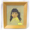 Image 1 : 1953 CHRISTO HERSEY INDIGENOUS GIRL PICTURE